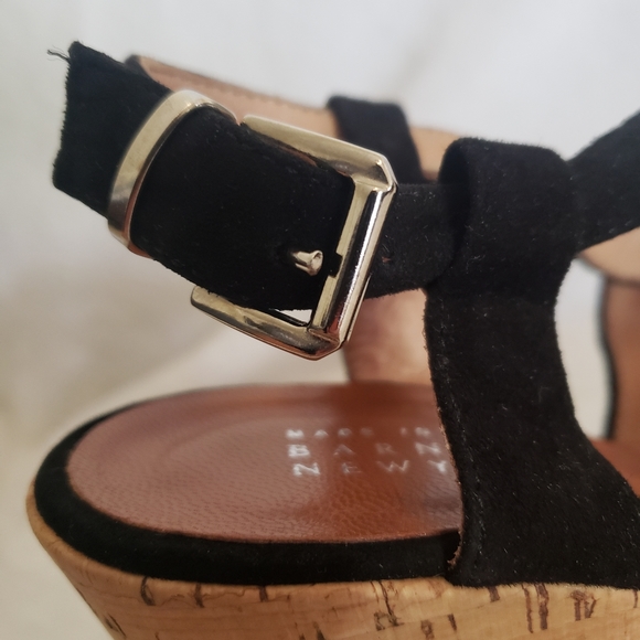 Barney's Newyork Cork Wedges - Picture 3 of 8